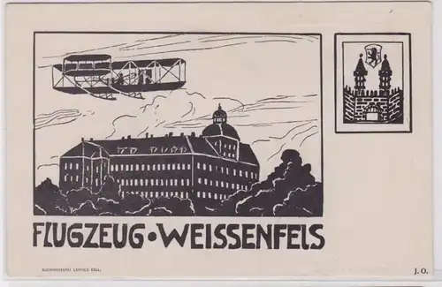 81028 Spenden Ak für das Flugzeug Weißenfels um 1930