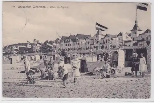 81338 Ak Balte Baltique Zinnowitz Villas sur la plage 1911