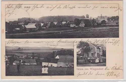 83471 Mehrbild AK Gruss aus Wingendorf - verschiedene Ortsansichten 1906