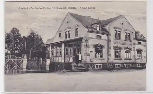 84302 Ak Hilmsdorf Gasthof 'Deutsche Eichen' 1927