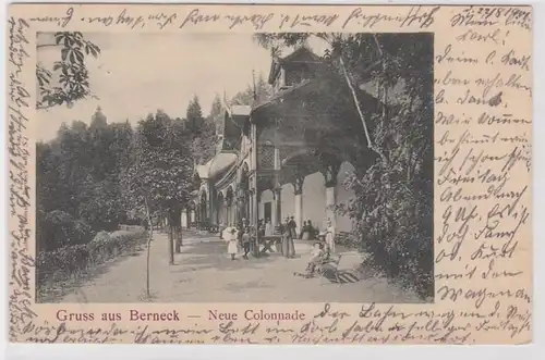 84451 AK Gruss de Berneck - Nouvelle Colonnade 1901