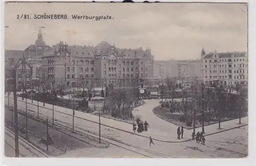 84490 Feldpost Ak Schöneberg Wartburgplatz 1917