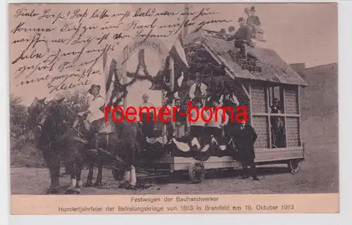 84548 Ak centenaire des guerres de libération de 1813 à Bramfeld 19.10.1913