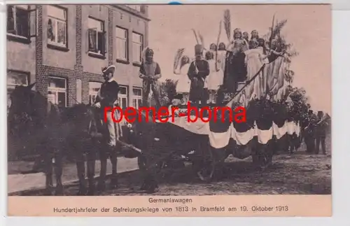 84550 Ak Hundertjahrfeier der Befreiungskriege von 1813 in Bramfeld 19.10.1913