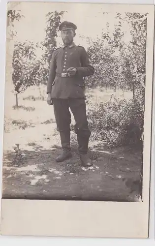 84801 Photo Ak Soldat du département des avions de terrain 34 Macédoine vers 1915