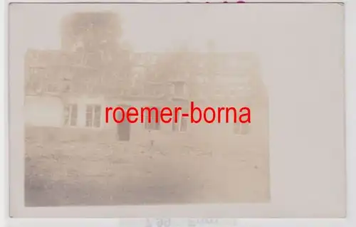 84883 Foto Ak Quartier in Beaulencourt Somme zerstörtes Haus 1.Weltkrieg