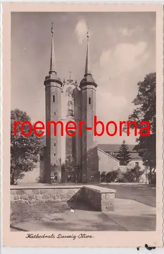 85895 Foto Ak Kathedrale Danzig-Oliva um 1930