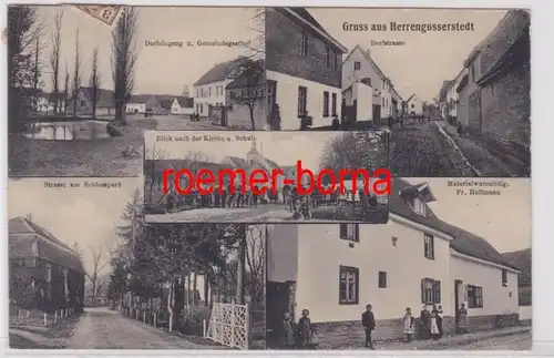 86183 Mehrbild Ak Gruß aus Herrengosserstedt Materialwarenhandlung usw. 1914