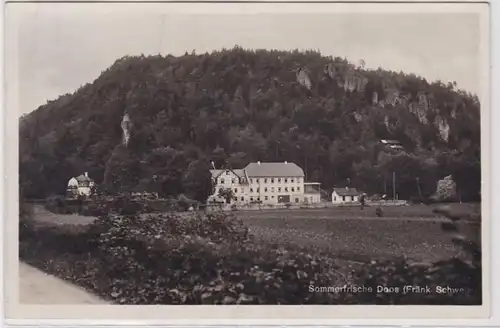 86499 AK Doos frais d'été (Suisse française) - Hostal Heinlein Bahnpost 1932