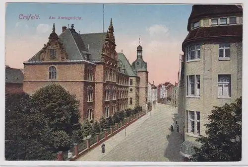 86738 AK Crefeld - Am Amtsgericht, Straßenasicht 1921