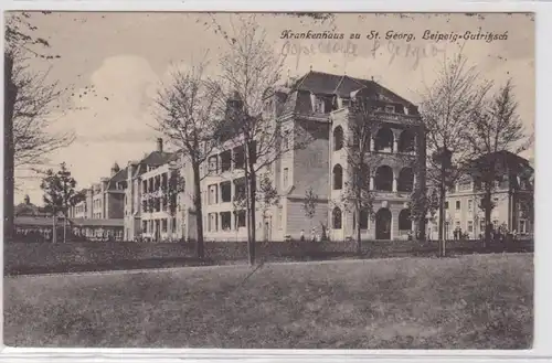 86941 Ak Leipzig Eutritzsch Krankenhaus zu St.Georg 1923