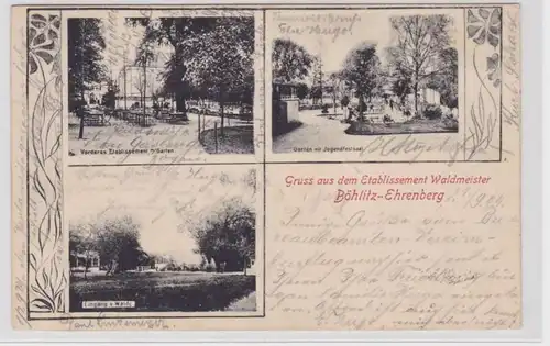 87116 Mehrbild Ak Gruss aus dem Etablissement Waldmeister Böhlitz Ehrenberg 1904