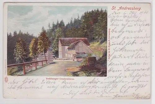 87130 Ak St.Andreasberg Rehberger Grabenhaus 1900