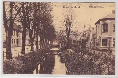 89195 Ak Ludwigslust Canalstrasse 1912