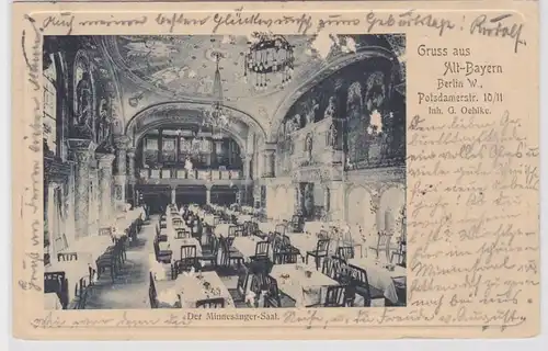 89445 Ak Gruß aus Alt-Bayern Berlin Potsdamerstraße 1905