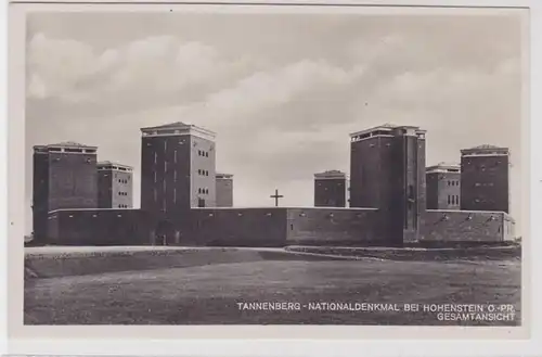 89760 AK Tannenberg, Nationaldenkmal bei Hohenstein O.-Pr. Gesamtansicht um 1940