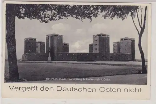 89772 AK Reichsehrenmal Tannenberg bei Hohenstein in Ostpreußen 1937