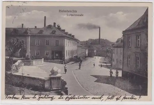 89867 Ak Helmbrechts - Vue sur la Luitpoldstraße 1930