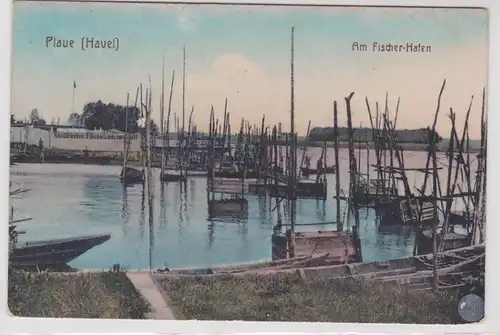 90141 Ak Plaue (Havel) au port de pêche vers 1910