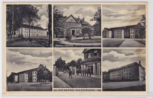 90741 Mehrbild Feldpost Ak Eilenburg Kaserne, Kasino, Wache usw. 1939