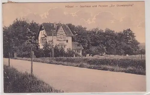 90973 AK Häsel - Auberge et pension 'Zur Dickelsmühle' 1922