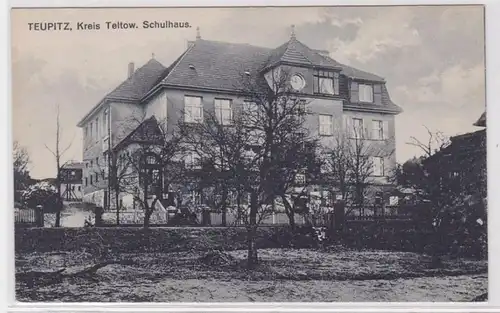 91723 AK Teupitz Kreis Teltow - Schulhaus 1927