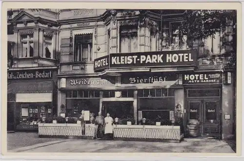 91948 Ak Berlin Kleist Park Hotel A.Weidemann's Bierstüb'l um 1940