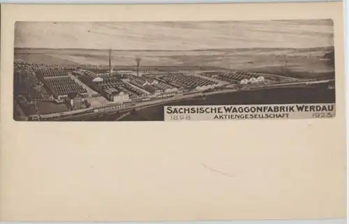 92475 Ak Sächsische Waggonfabrik Werdau AG 25 Jahre 1898-1923