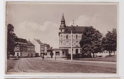 92547 Ak Markleeberg Schillerplatz 1938