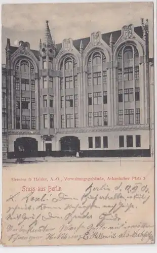 94800 Ak Gruss de Berlin Siemens & Halske Ag Administratif Building 1901