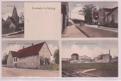 95153 Mehrbild Ak Zeschwitz bei leipzig, Braunkohlenwerk Böhlen usw. 1933