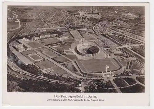 95269 Ak Reichsportfeld à Berlin - le scènario des XI Olympiades 1936