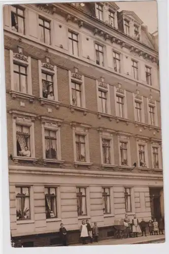 95399 Ak Außenansicht Wohnhaus in Leipzig 1907