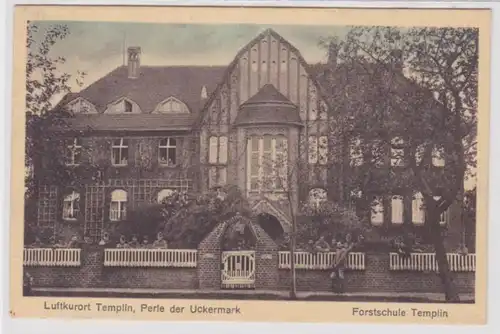 95549 Ak station thermale aérienne Templin, Perle de Uckermark - École forestière de Ttemplin 1932