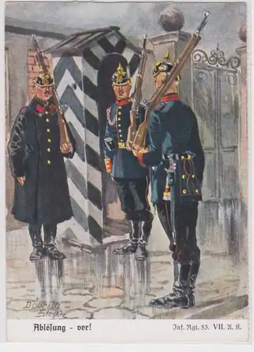 96810 Ak Infanterie Regiment 53 'Ablösung vor!' um 1930