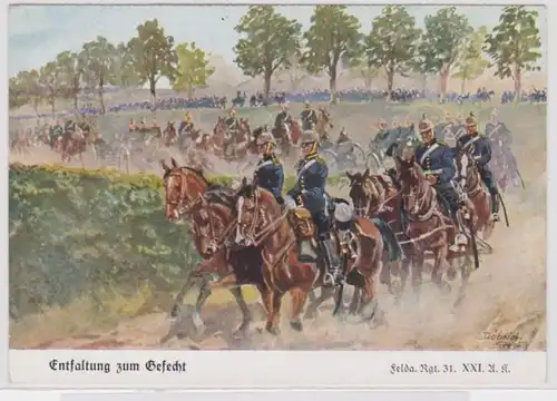 96818 Ak Feldartillerie Regiment 31 XXI.Armee K.'Entfaltung zum Gefecht' um 1930