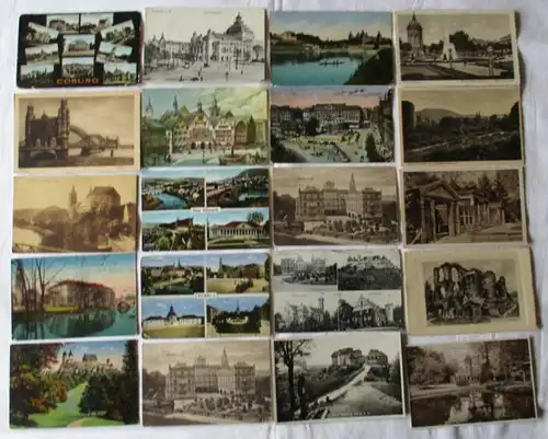 115525/ 100 Ansichtskarten Ortschaften Rochlitz, Säckingen, Elchhof usw.