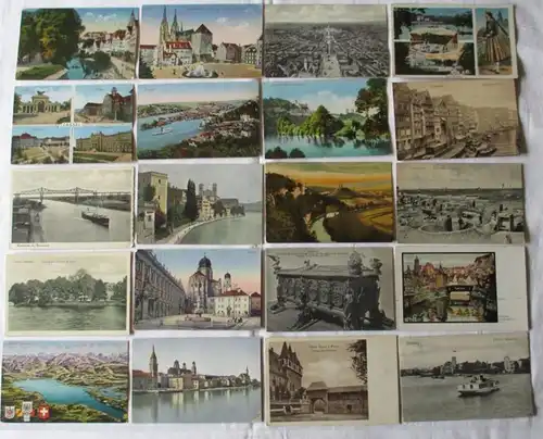 117340/ 100 Ansichtskarten Ortschaften Tiefurt, Wasserburg, Masserberg usw.