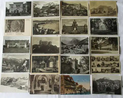 116593/ 100 Ansichtskarten Ortschaften Bad Brambach, Braunlage, Falkenstein usw.