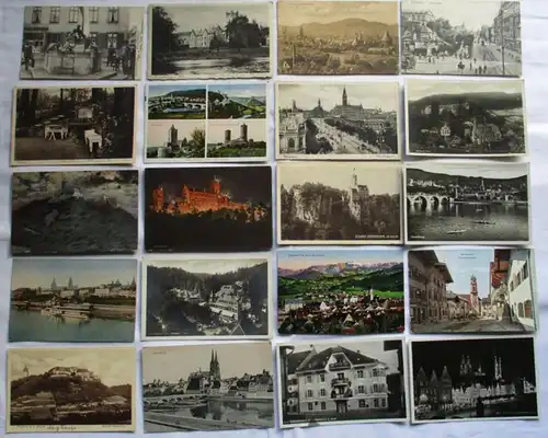 144023/100 Cartes Visualisées Localités Ohrberg, Mindelheim, Werl, Goslar, etc.
