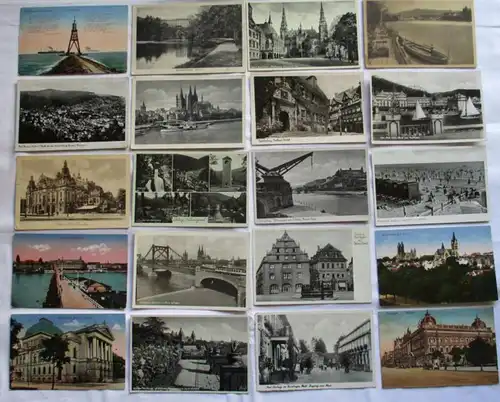 144000/ 100 Ansichtskarten Ortschaften Friedrichroda, Triberg, Bad Nassau usw.