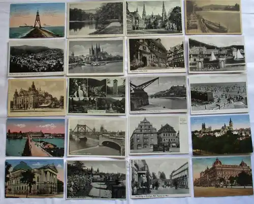 144000/ 100 Cartes Visualisées Localités Friedrichroda, Triberg, Bad Nassau, etc.