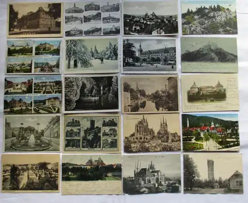 133968/ 100 Ansichtskarten Ortschaften Riechheim, Hohen-Neuffen, Hahnenklee usw.