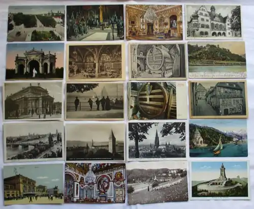 130471/ 100 Ansichtskarten Ortschaften Mittenwald, Schmücke, Niederwald usw.