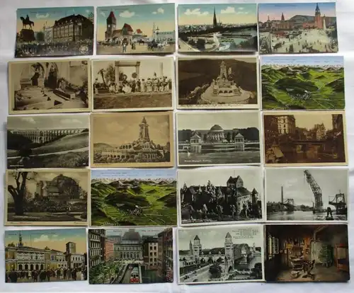 110093/ 100 Ansichtskarten Ortschaften Wildbad, Leuchtenburg, Kronach usw.