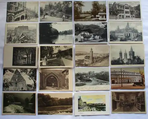 130034/ 100 Cartes Visualisées Localités Oeynhausen, Honneurenbreitstein, Iphofen, etc.