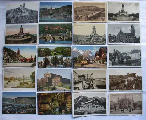 134775/ 100 Cartes Visualisées Localités Gravenstein Pressburg (Pozsony) Laboe, etc.