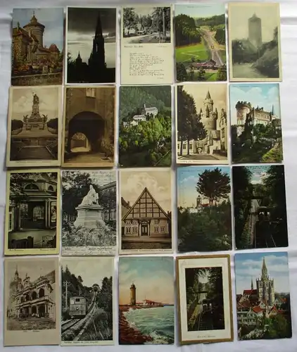 112881/ 100 Ansichtskarten Ortschaften Königswinter, Demitz Thumitz, Witten usw.
