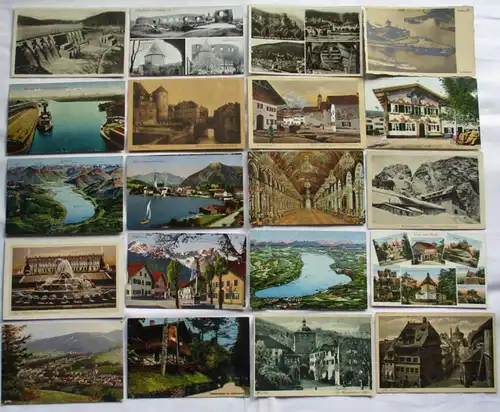 140795/ 100 Cartes Visualisées Localités Ansbach, Meersburg, Altenstein, etc.