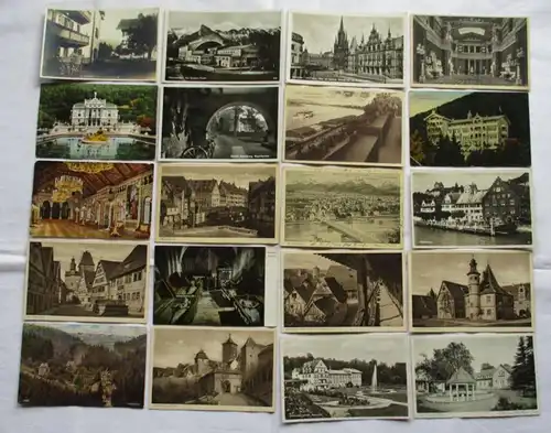 125859/ 100 Ansichtskarten Ortschaften Meersburg, St. Märgen, Heerenalb usw.